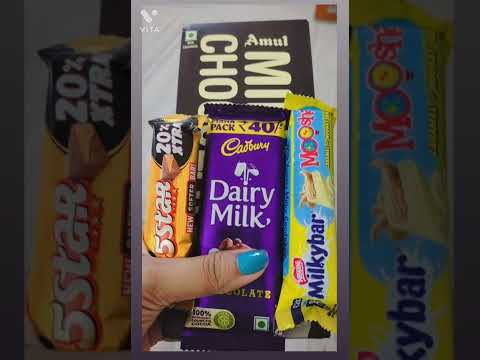 #Happy Chocolate day # Cadbury Dairy Milk #Milkybar #5Star # Amul Milk Chocolate.....
