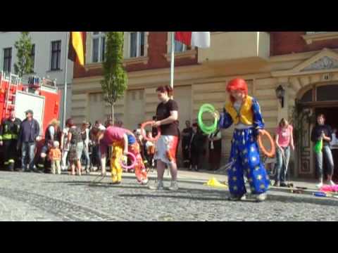 Akrobaten und Jongleure der Europaschule Werneuchen