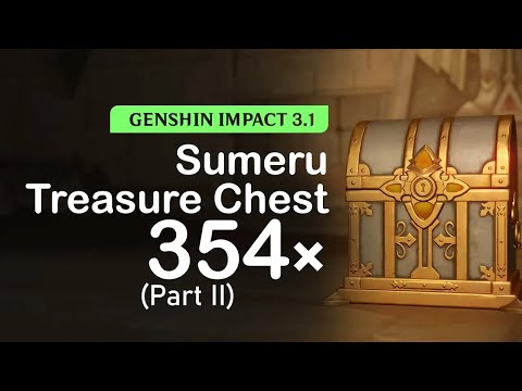 All 354 Sumeru Chests Location (Version 3.1 Great Red Sand) | Genshin Impact