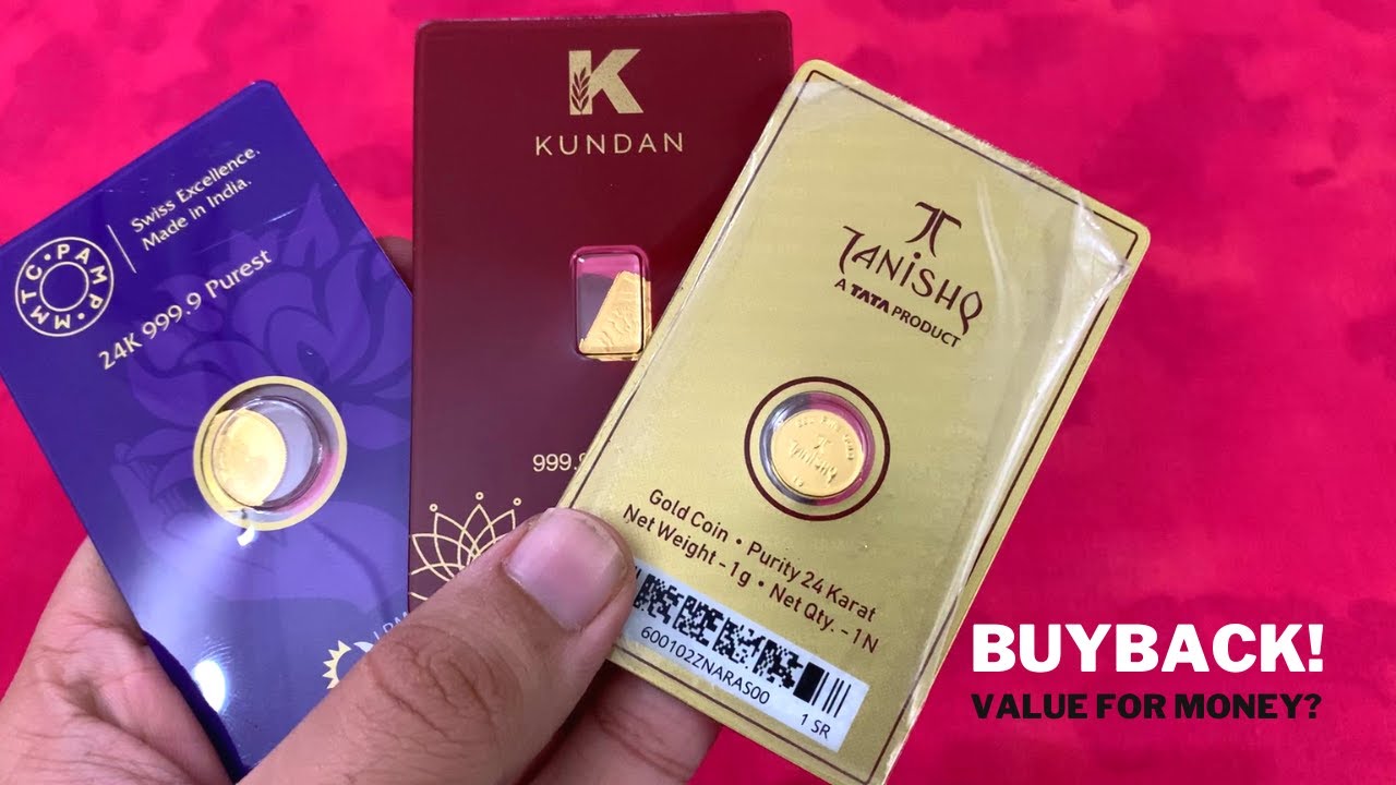 MMTC PAMP vs Kundan vs Tanishq Gold Coin BuyBack - Should you buy Gold from Tanishq PART 2