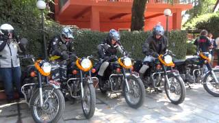 preview picture of video 'Briefing and First Ride on Royal Enfield 500'