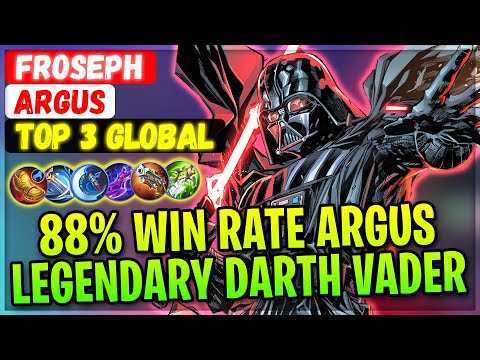 88% Win Rate Argus Legendary Darth Vader [ Top 3 Global Argus ] Froseph - Mobile Legends Build