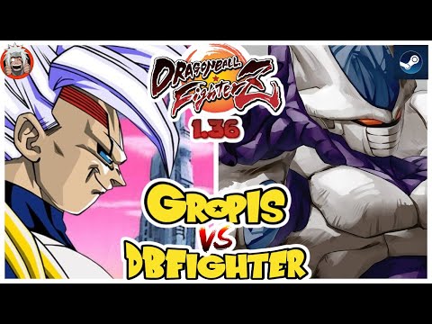 DBFZ Gropis vs DBfighter (Zamasu, Baby2, A21) vs (GokuUI, GogetaSS4, Cooler)