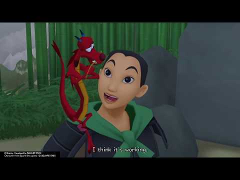 Kingdom Hearts II Final Mix (PS4) Cutscene #96 - Sora and Friends reunite with Mushu