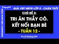 Vở bài tập Hoạt động trải nghiệm Lớp 5 Tuần 12 - Trang 24