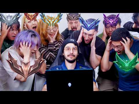 I played against every rank in League