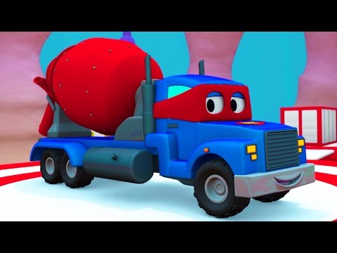 Super Truck et la Bétonnière à Car City | Dessin animé pour les enfants