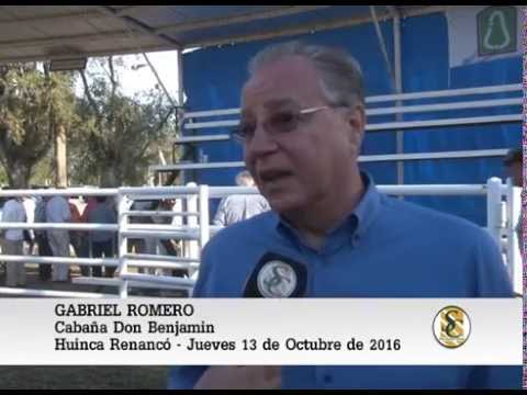 13-10-16 Nota Gabriel Romero - Cabaña Don Benjamin - Huinca Renacó