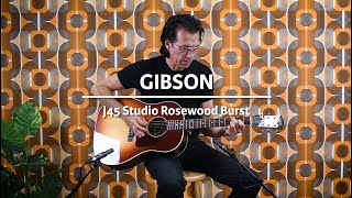 Video thumbnail for Gibson J45 Studio Rosewood Burst played by Erwin van Ligten | Demo @ The Fellowship of Acoustics by TFOA Demos