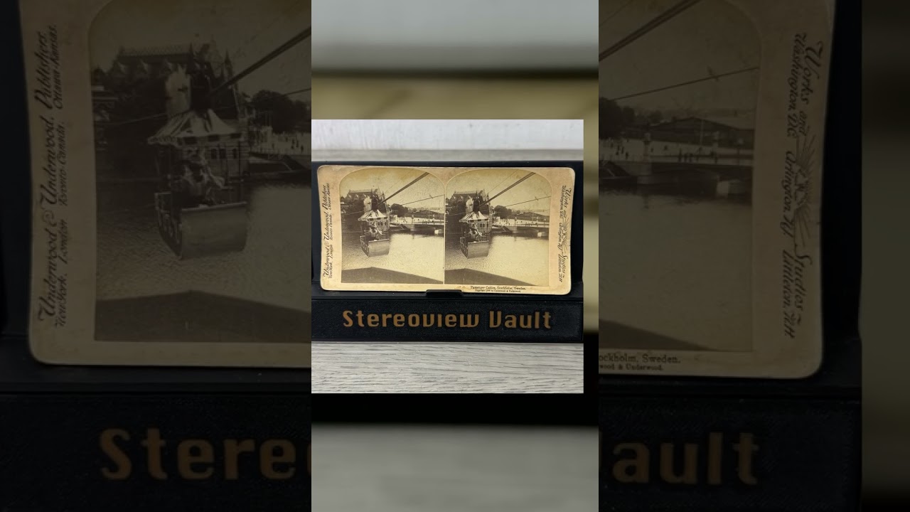 Underwood Stereoview, Passenger Cables, Stockholm, Sweden, 1900 Video
