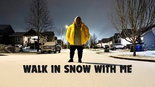 ASMR | Late Night Walk In The Snow ❄️ Crunchy Snow Sounds