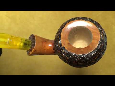 Pipa Santambrogio rusticata - Bent Pear Pot (SS98)