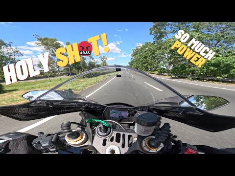 My reaction on Yamaha R1M (So much power)