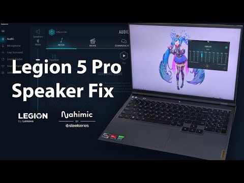 How to improve poor Legion 5 Pro's speakers