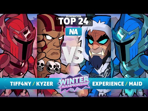 T1FF4NY & Kyzer vs. Experience & Maid - Elimination Top 24 - Brawlhalla Winter Championship 2023