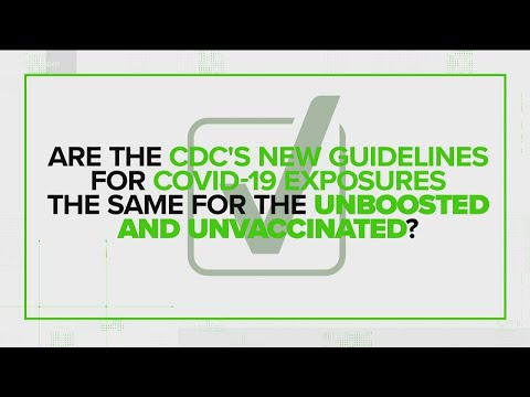 Verify | Are the CDC's COVID-19 guidelines the same for unboosted and unvaccinated?