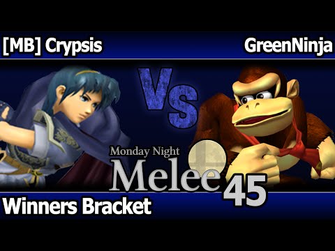 MNM 45 Melee - [MB] Crypsis (Marth) vs GreenNinja (DK, Sheik) - Winners Bracket