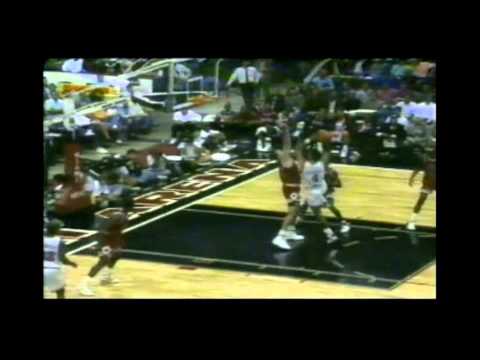 Rony Seikaly (30 Points, 23 Rebs) Vs Michael Jordan (29 Points)