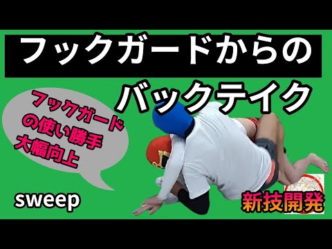 フックガードからのバックテイク