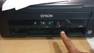 How to reset ink level in Epson l210 printer