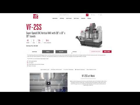 Configure Your Machine on HaasCNC com   Haas Digital Presence   Korean sub