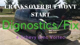 Crank's No Start Chevy 4.3 Astro van No Start-Fix Year 2000