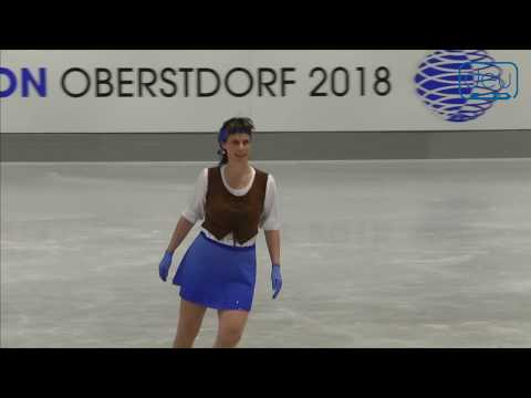 Birgit RICHTER. Oberstdorf 2018. Silver Ladies III - Free Skating. 26 place