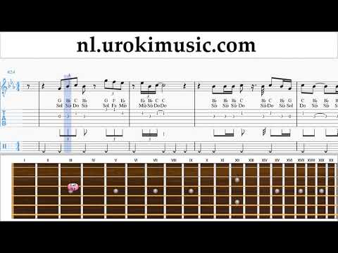 Gitaar Leren Spelen Céline Dion - Ashes - Deadpool 2 Tablatura um-ih799