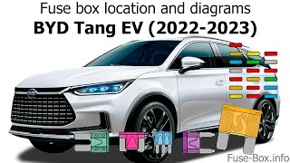 Fuse box location and diagrams: BYD Tang EV (2022-2023)