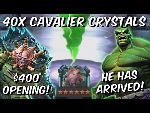 40x 6 Star Immortal Abomination & Hulk Cavalier Crystal Opening - Marvel Contest of Champions