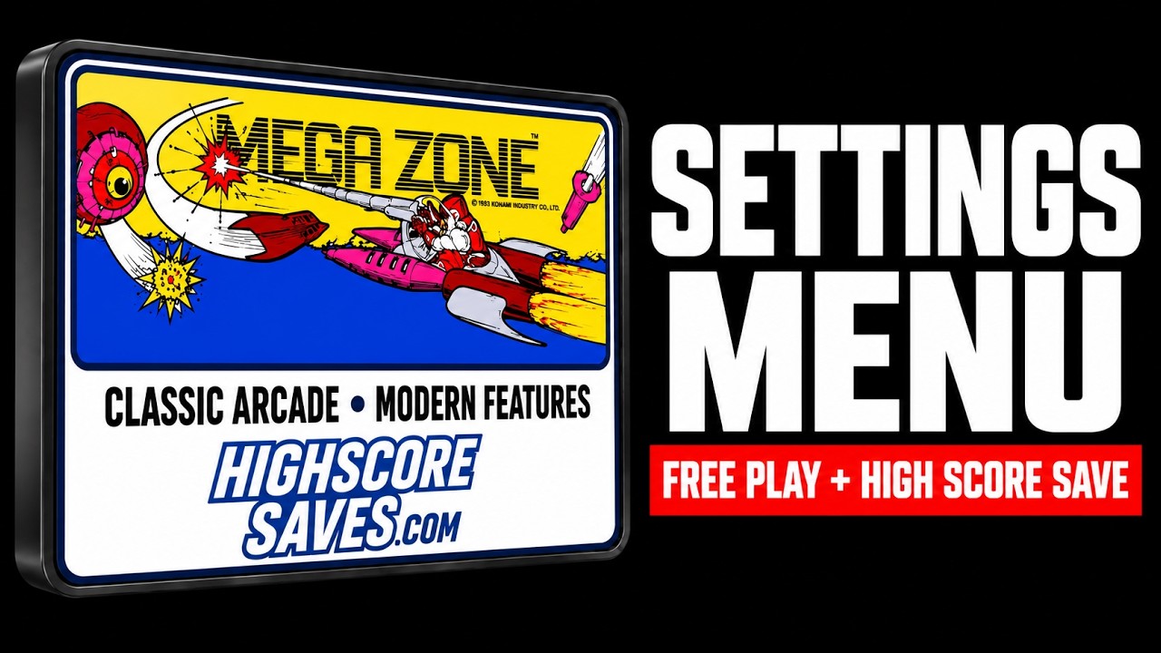 Megazone settings menu video guide