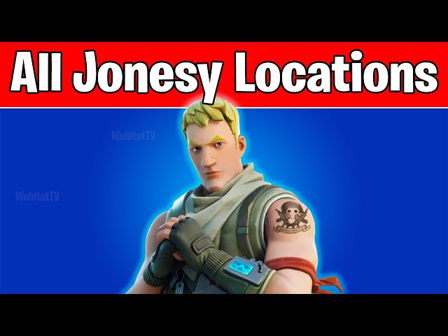 Where Are All The Jonesy Npcs Located In Fortnite Season 6 All Jonesy Locations