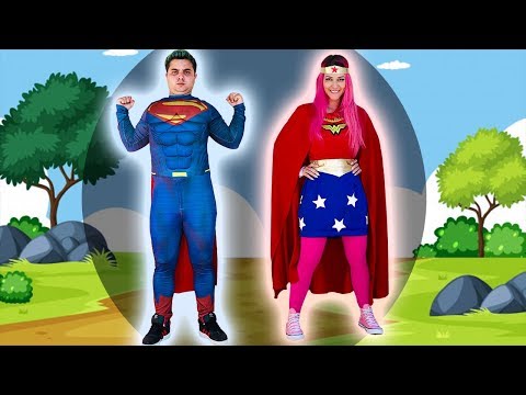 MALOUCOS FINGE BRINCAR de SUPER-HERÓI SALVA AMIGA