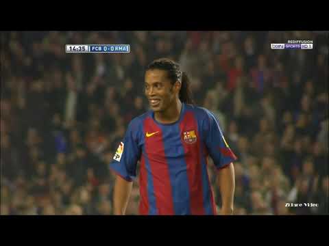 Ronaldinho vs Real Madrid (2004-05 La Liga 12R)