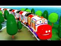 PUPPY ANIMAL SAVING With Chuggi Train Toy Factory Cartoon Trains For Kids Choo Choo Choo