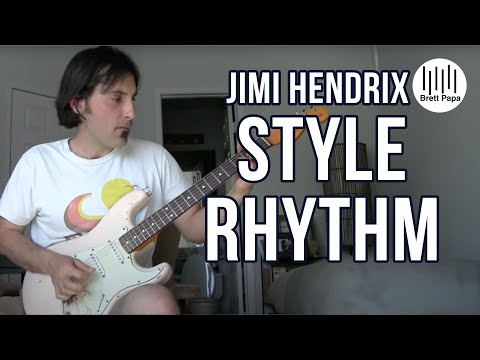 Jimi Hendrix style rhythm lesson - Guitar Lesson