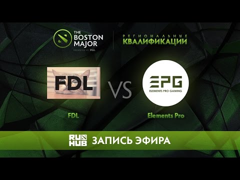 FDL vs Elemens Pro Gaming, Boston Major Qualifiers - America [Jam, LightOfHeaveN]