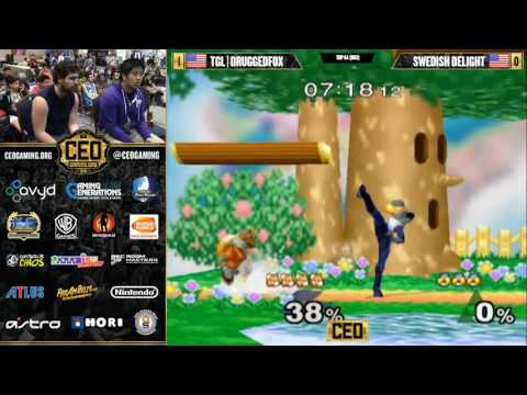 CEO2016 - TGL | Druggedfox vs. Swedish Delight - Melee Top 64