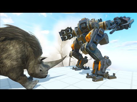 NEW ROBOT BOSS Unit is Here - Animal Revolt Battle Simulator