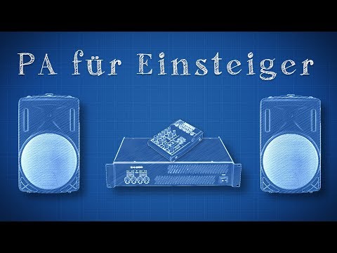 Tutorial: PA music system for beginners explained briefly