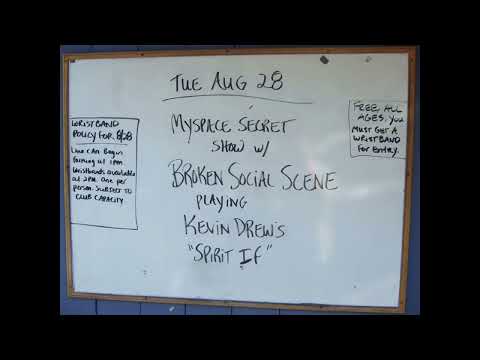 Broken Social Scene Presents: Kevin Drew - Lover's Spit (TT The Bears 2007)