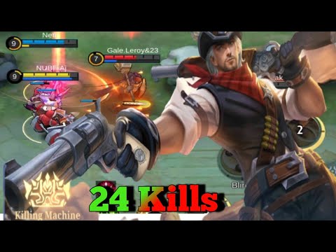 24 Kills!! Clint is always Killing Machine build be like~MLBB