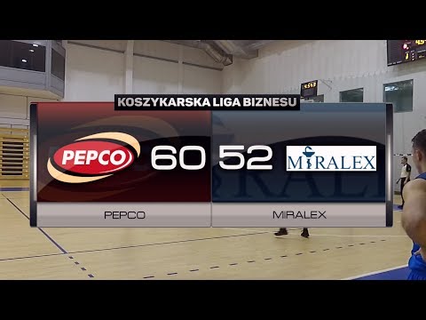 Pepco vs Miralex - V kolejka - I Liga Poznań - Koszykarska Liga Biznesu