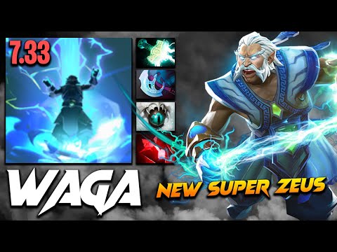 Waga New Epic Zeus - 7.33 PATCH - Dota 2 Pro Gameplay [Watch & Learn]