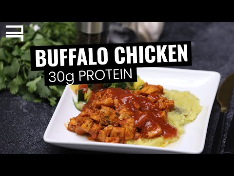 Buffalo Chicken Meal Prep | 35g Protein Recipe | FREE Nutrition Guidebook Download