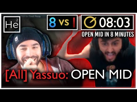 SCRIMS VS YASSUO - MID OPEN IN 8 MINUTES!? - Heisendong