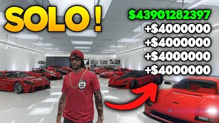 GTA5 ONLINE - BEST $OLO GTA MONEY GLITCH! | After New Update.