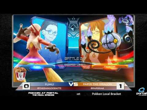 Fumu vs Paper the Dragon - Pokken at Portal - 9/3/16