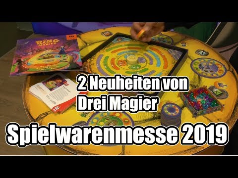 Spielwarenmesse 2019: 2 Neuheiten von Drei Magier - Ratto Zakko und Ring der Magier