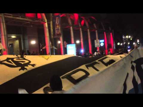 "Venimos toditos unidos por esos colores" Barra: Vltra Svr &bull; Club: Comunicaciones